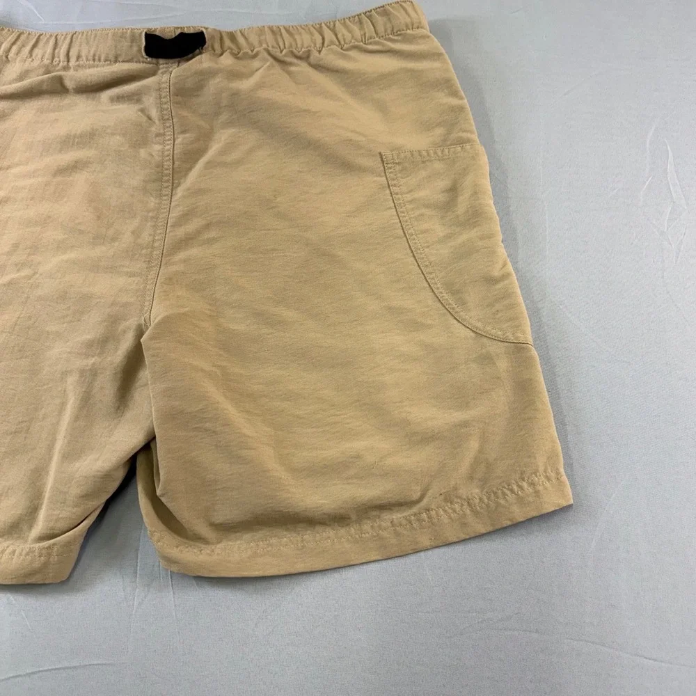 The North Face Mens Large Tan Nylon Hiking Shorts Mesh Lined‎ Belted RN61661